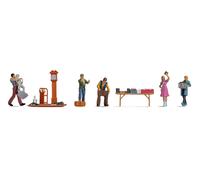 Noch At the Flea Market Themed Figure Set HO Gauge N16280