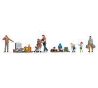 NOCH 16282 HO Scale Set Figures And Accessories Theme: Flea Market (Set 3)