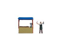 NOCH Tiny-Scenes "Fish Stand" Realistic Weekly Market Model with Fish Vendor, Ideal for Gauge H0