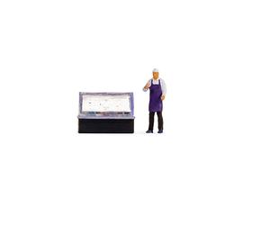 Noch 16511 HO/OO Gauge Ice Cream Parlour Tiny Scenes Set