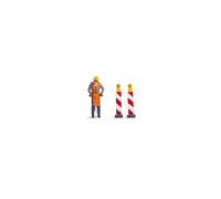 NOCH Roadworks Tiny Scenes Set 16521 HO Gauge
