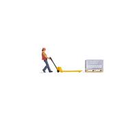 Noch Warehouse Worker (Pallet Truck) Tiny Scenes Set 16525 HO Gauge