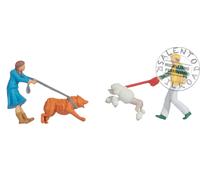 Noch Dog Encounter Funny Scenes Figure Set N16602 HO Gauge