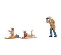 Noch 16607 HO/OO Gauge Peeping Tom Funny Scenes Figure Set