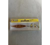 Noch 16805 (2) Figure Set With Canoe - HO / OO Gauge - NEW
