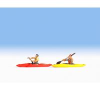 NOCH 16809 HO Scale Two Kayaks With Characters