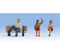 Noch 17151 Seated People (3) Figure Set