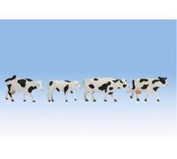 Noch 17900 Cows Black & White Figure Set (4 Animals) - O Scale