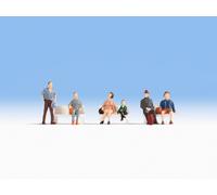 NOCH 18116 HO Scale Hobby Series - Sitting People (Without Benches)