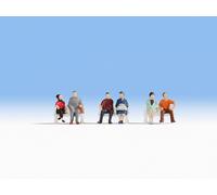 NOCH 18130 HO Scale Hobby Series - Sitting People (Without Benches)