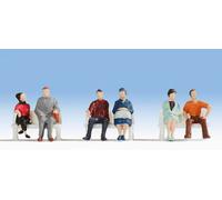 Noch 18130 Sitting People (6) Hobby Figure Set