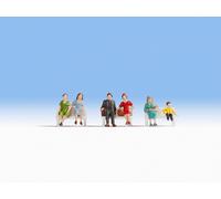 NOCH 18131 HO Scale Hobby Series - Sitting People (Without Benches)