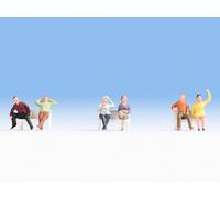 NOCH 18132 HO Scale Hobby Series - Sitting People (Without Benches)