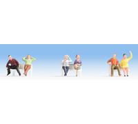 Noch 18132 Sitting People (6) Hobby Figure Set
