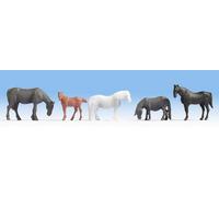 Noch 18215 Horses (5) Hobby Figure Set