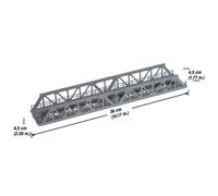 NOCH 21310 HO Scale Single Track Truss Bridge 36 Cm Long (In Kit)
