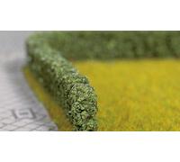 NOCH Dark Green Model Hedges 5x1x0.66cm (2) HO Gauge Scenics 21524