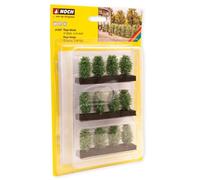 NOCH 21547 HO Scale Trees And Evergreen Shrubs Pieces 12 (Height 3 Cm)