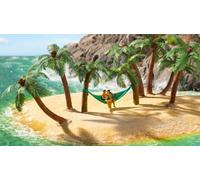 Noch 21772 micro-motion Palm Trees with Hammock Scene