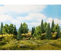 NOCH 24623 Assorted Trees For Mixed Forest Pcs. 16 - Average Height Cm. 4-10