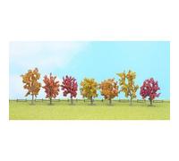 Noch 25070 8-10 cm High Autumn Trees Landscape Modelling (7-Piece)