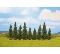 Noch Fir Trees 25086 - Classic Economy, 9 pcs, 8-12 cm