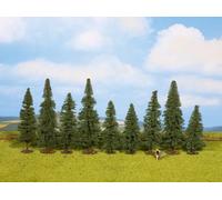 Noch Fir Trees 25086 - Classic Economy, 9 pcs, 8-12 cm