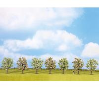 Noch Scenic Trees – Fruit Tree in Blossom (25092) HO, Classic Economy, 7 pcs, 8 cm