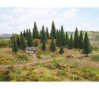Noch 26821 - Model Pine Trees Pack of 50, 5/14 cm High