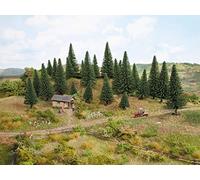 Noch 26822 Model Fir Trees Extra Tall (Pack of 10)
