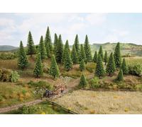 NOCH 26925 Hobby Series: Pack of Firs (Pcs. 10) Height 5-14 Cm