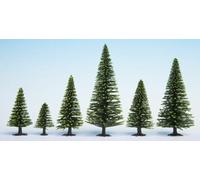 Noch 32825 3.5-9 cm Model Spruce Trees (25-Piece)