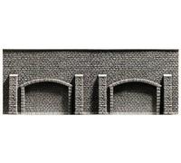NOCH 34859 Scale N Wall IN Stone Arches With Pillars - Measures CM 39,6 x 7,4