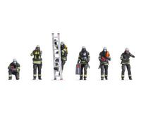 Noch Figure Set 35000 Fire Brigade - 6 Figures - N Gauge - 3D Printed