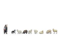 Noch 35740 Shepherd & Sheep (1+8) 3D Master Figure Set