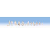 Noch Unpainted Figures 35985 – 72 Pieces – N Gauge Starter Set