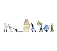 Noch 36038 Warehousemen (5) and Accessories Figure Set