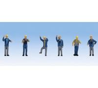 NOCH 36279 Scale N Workers With Safety Helmet (Era III-IV)