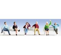 Noch 36540 Sitting People (No Benches) N Gauge Figures Set