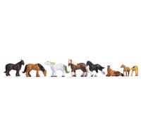 Noch 36762 Shire Horses (8) Figure Set