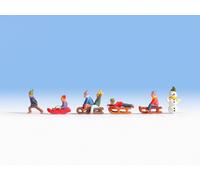 NOCH 36819 Scale N Children Playing With The Sled