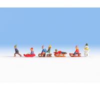 NOCH 36819 Scale N Children Playing With The Sled