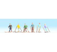 Noch 36828 Skiers N Gauge Figures Set