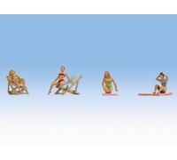 Noch 36851 Sunbathers (Pk4) Figure Set N Gauge