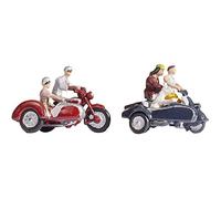 NOCH Seated Male N Scale Model Railway Human Figures, Hand-Painted, 1:160