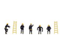 Noch 38001 Firemen (5) & Ladders (2) Hobby Figure Set N Gauge