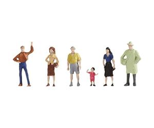 NOCH 38100 Pedestrians (6) Hobby Figure Set