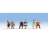 Noch 38130 Sitting People (6) Hobby Figure Set