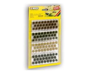 Noch 4007246070091 n7009 Noch Grass Tufts, Dark Green, Medium Green, Brown, Gold Yellow