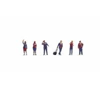 Noch 44510 Modern German Railway Staff (6) Figure Set